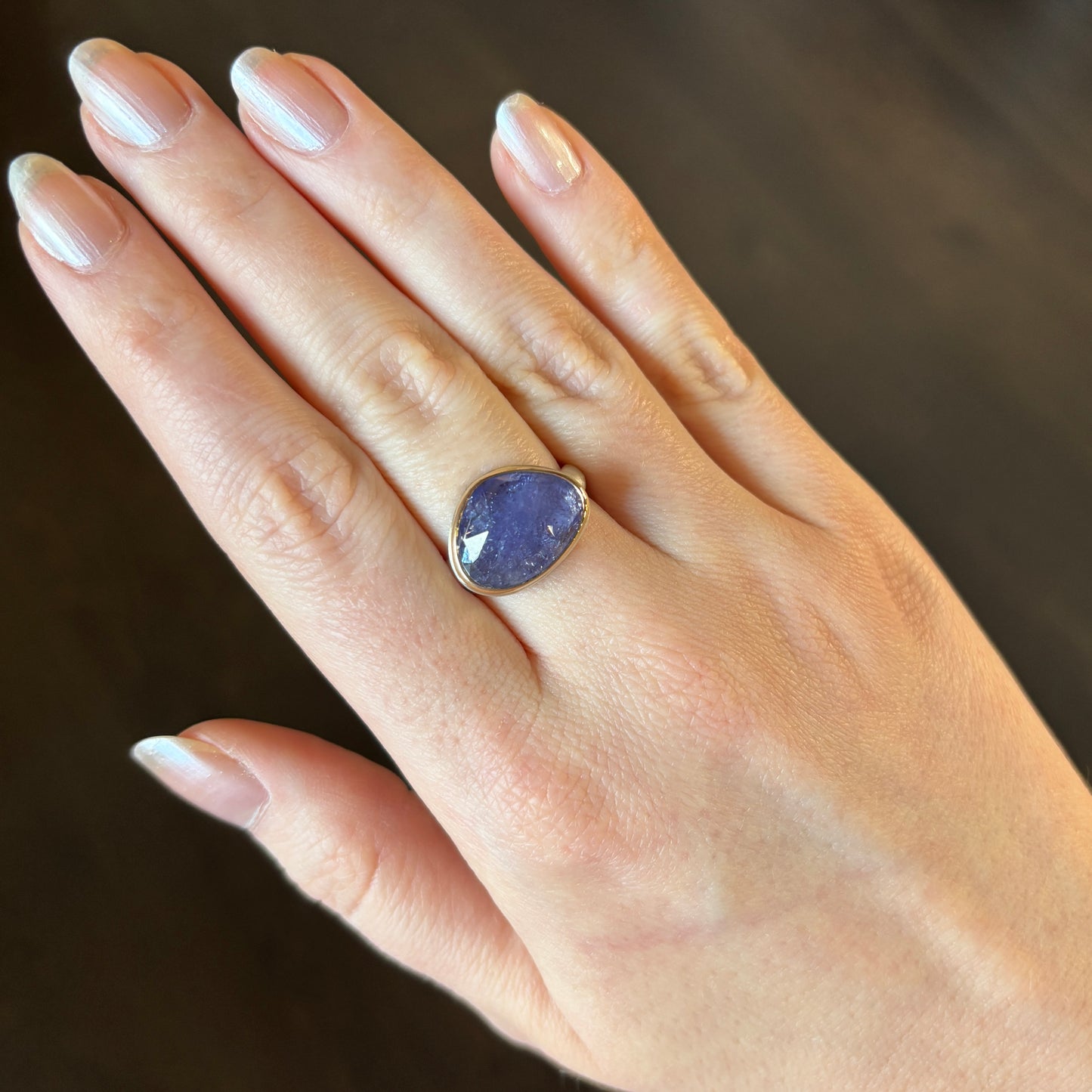 Sterling & 14K Gold Tanzanite Ring