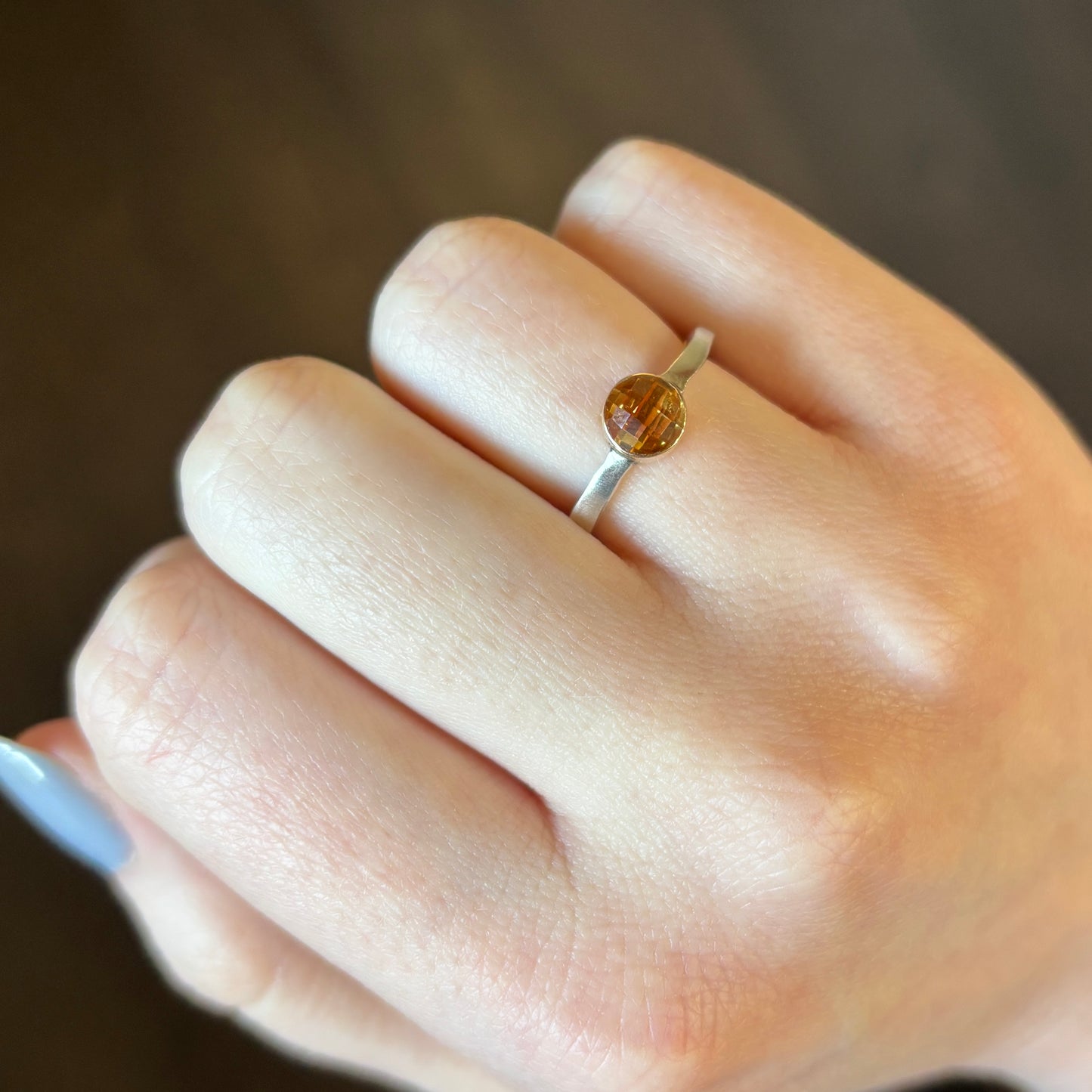 Sterling & 14k Gold Archival Jamie Joseph Citrine Ring