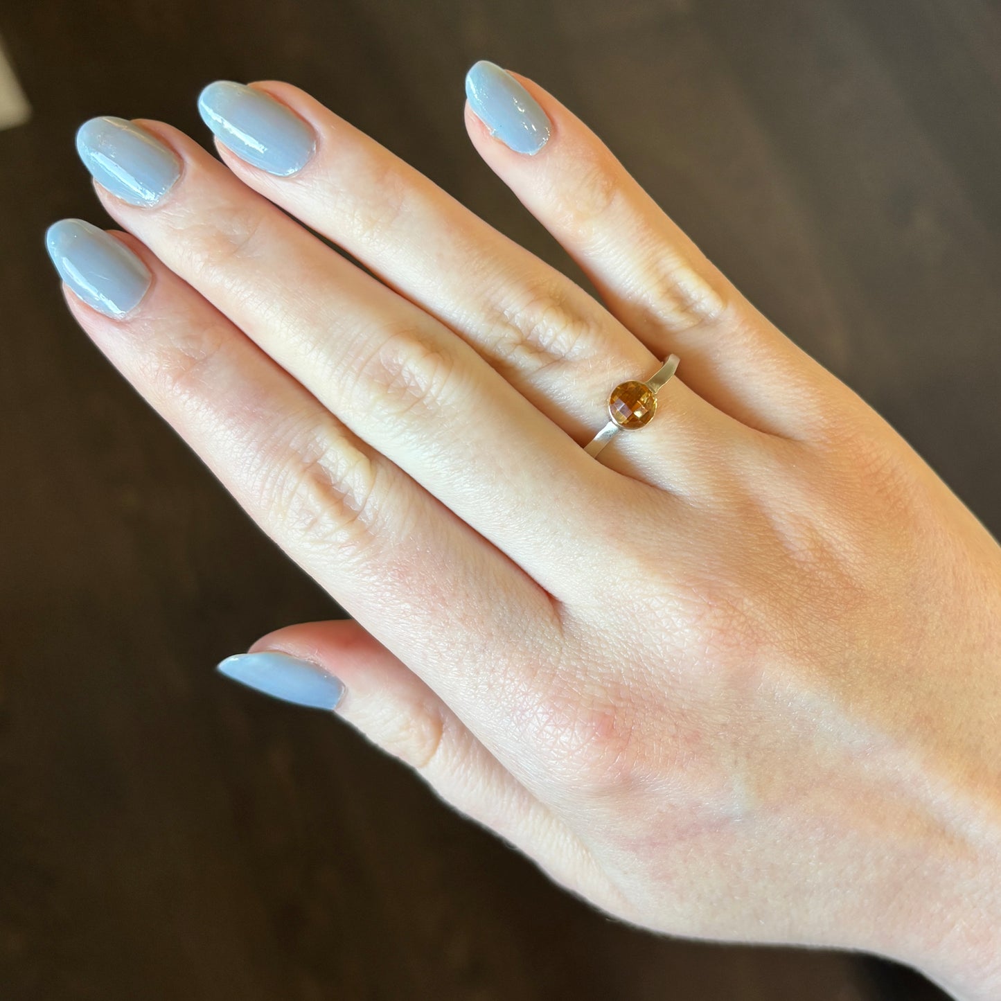 Sterling & 14k Gold Archival Jamie Joseph Citrine Ring