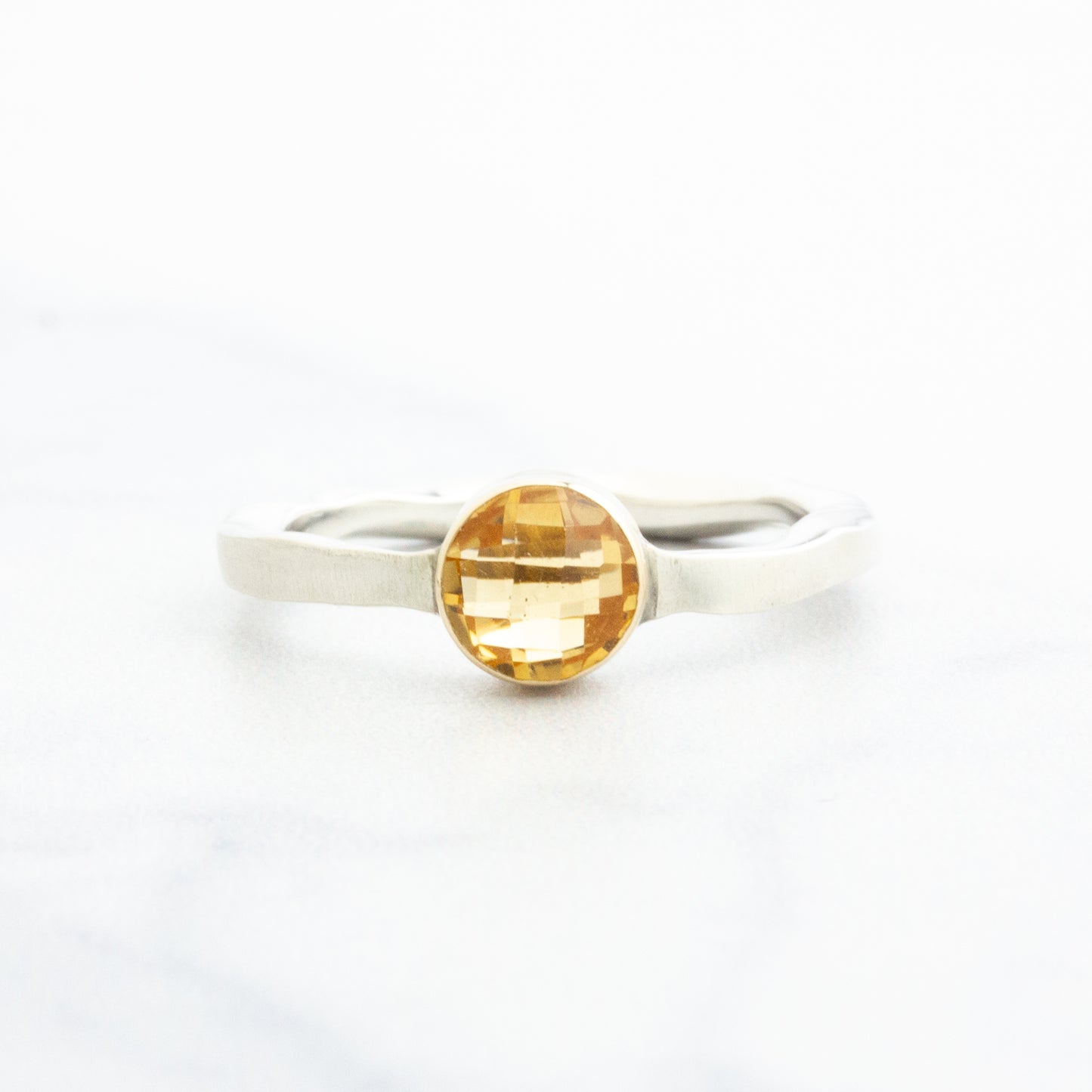 Sterling & 14k Gold Archival Jamie Joseph Citrine Ring