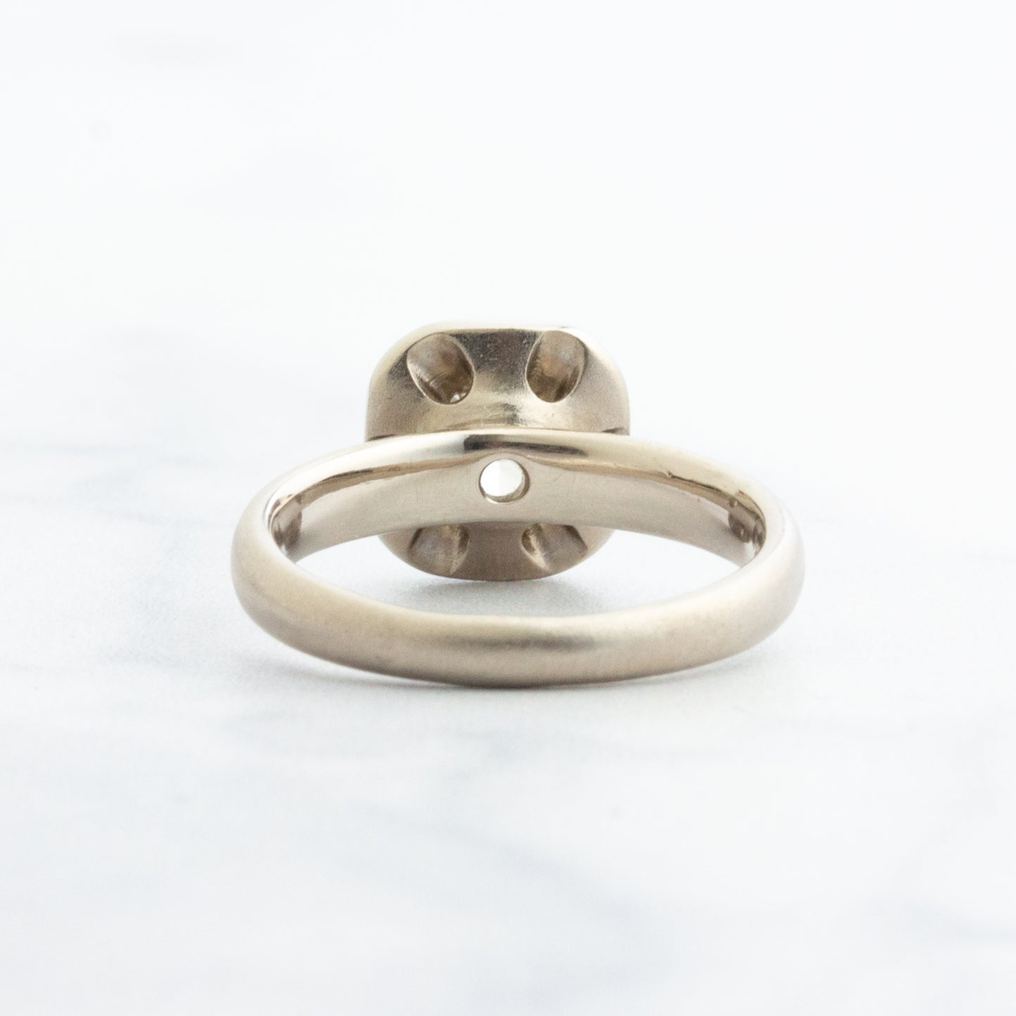 18k Palladium White Gold 1.06 tcw Diamond Ring