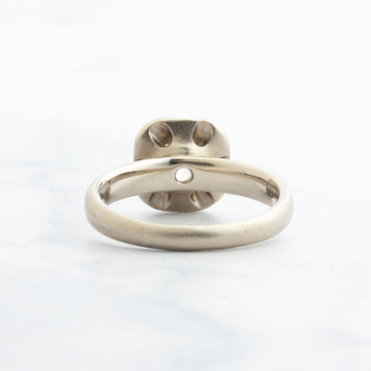 18k Palladium White Gold 1.06 tcw Diamond Ring