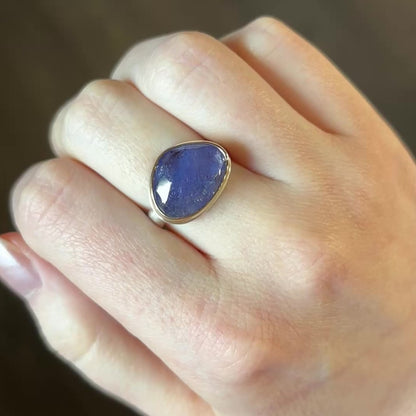 Sterling & 14K Gold Tanzanite Ring
